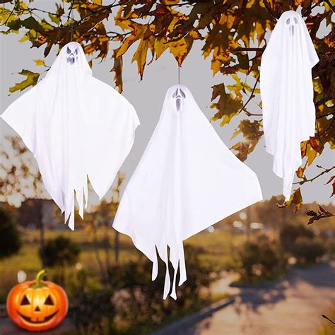 3 Pack Halloween Decorations Outdoor Hanging Ghosts For Halloween