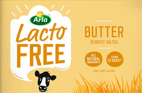 Discontinued Arla Lactofree Slightly Salted Butter 250g Arla Uk
