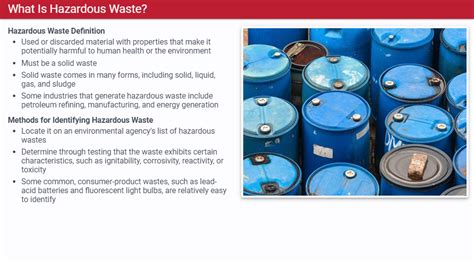 Hazardous Waste Management Ehs University By Safetynow