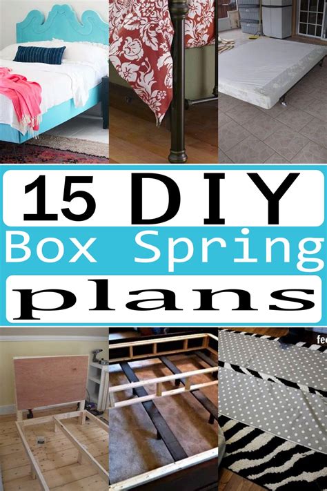 15 Diy Box Spring Plans You Can Make Easily Craftsy