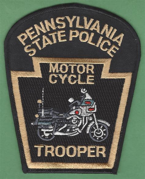 Pennsylvania State Police Motorcycle Unit Patch