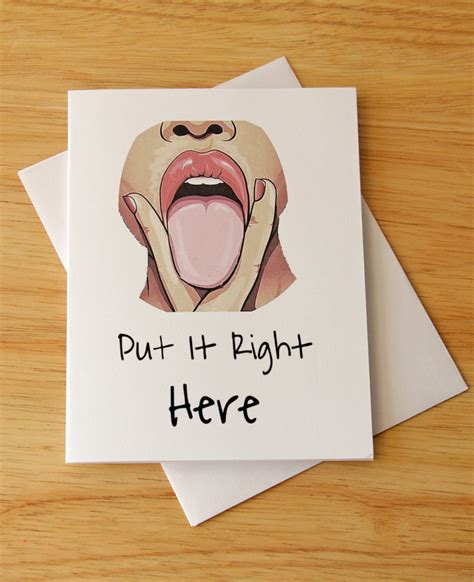 Oral Sex Card For Boyfriend Card Naughty Dirty Card Bj Etsy