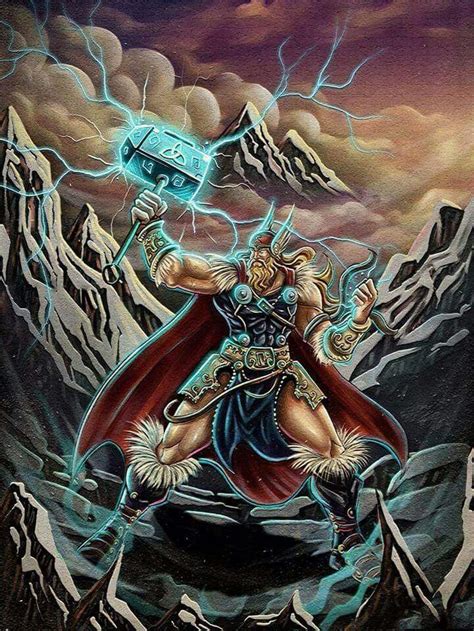 Vikings Norse Mythology Book Thor Comic Art Thor Art