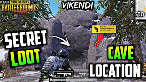 Pubg Mobile Vikendi Map Secret Cave Location Get Flair Gun 8x