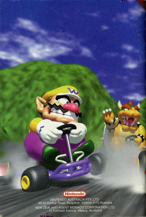 Mario Kart 64 1996 Nintendo 64 Box Cover Art Mobygames