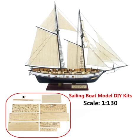 Diy Ship Assembly Model 1130 Scale Classical Wooden Sailing Boat Wood