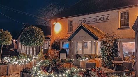 The Fox And Goose Chelmsford Essex Restaurant Review Menu Opening Times