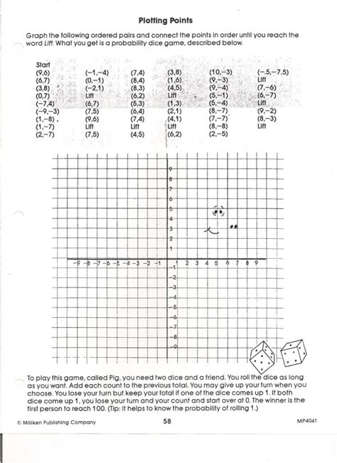 Free Printable Coordinate Graphing Worksheets Peggy Worksheets