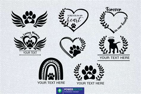 Pet Memorial Svg Pet Loss Clipart Graphic By Powervector · Creative