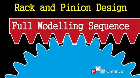 Rack And Pinion Design Involute Spur Gear And Rack With Motion In