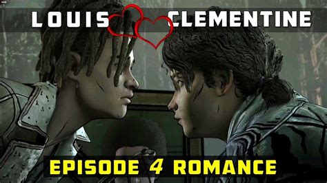 Louis And Clementine All Moments From Episode 4 The Walking Dead Louis X Clem Romance Youtube