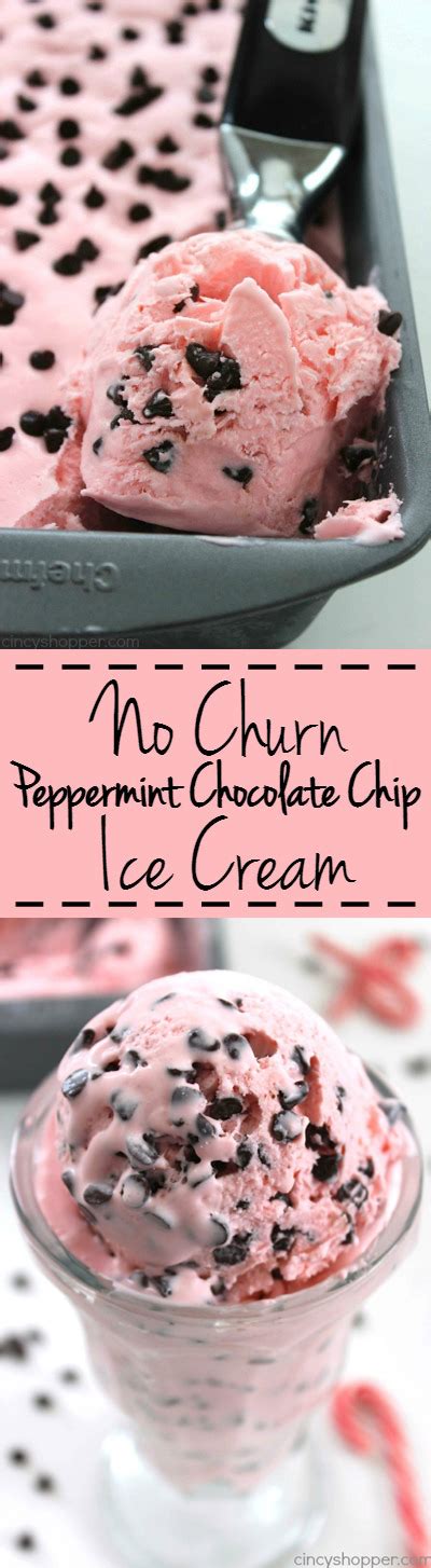 Are so easy and so delicious. No Churn Peppermint Chocolate Chip Ice Cream - CincyShopper