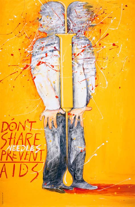 The Message In The Image Aids Poster Art Knight Foundation