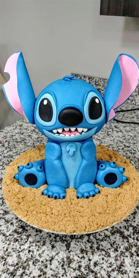Stitch Cake Lilo And Stitch Cake Disney Birthday Cakes Aria Art