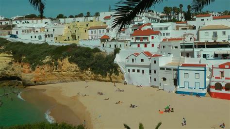 Portugal Carvoeiro And Algar Seco Algarve Hd Video