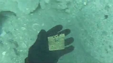 Treasure Found Video 300 Year Old Gold Artifact Found Off Florida