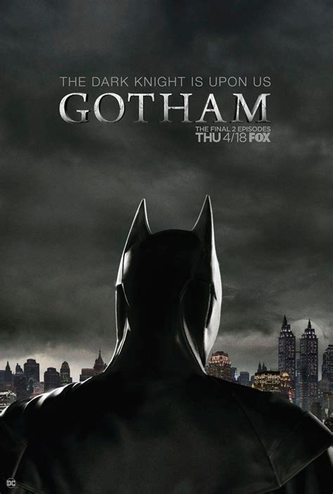 Gotham Reveals First Official Look At Batman In Series Finale Poster