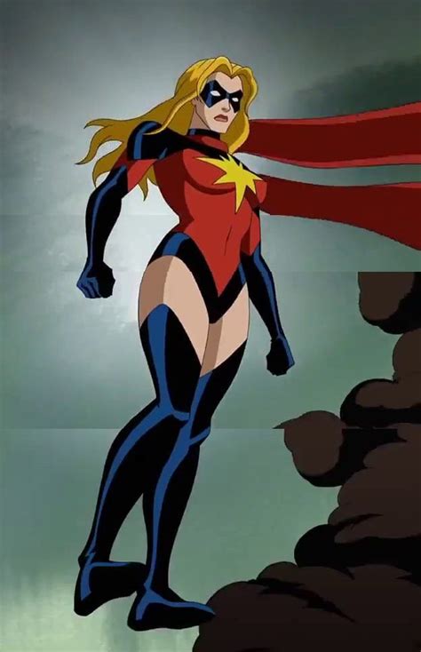 Hot Captain Marvel Marvel Animation Ms Marvel Avengers Earths