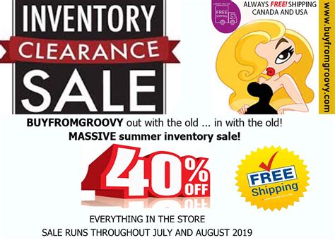 Annual Summer Inventory Clearance Sale Out With The Old In With The Old Save 40