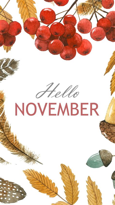 Pin by Zoë Mueller on Wallpaper vol.20 | Hello november, November wallpaper, November backgrounds