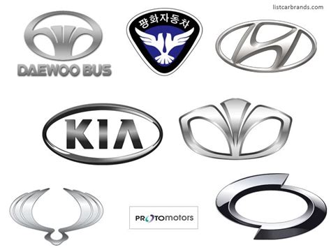 Korean Car Brands List And Logos Of South Korean Cars