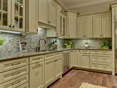 Home design ideas > kitchen > oak kitchen cabinets with green walls. Kitchen: Sage Green Kitchen Cabinets Teak Wood Tile Granite Backsplash With Laminate Flooring ...
