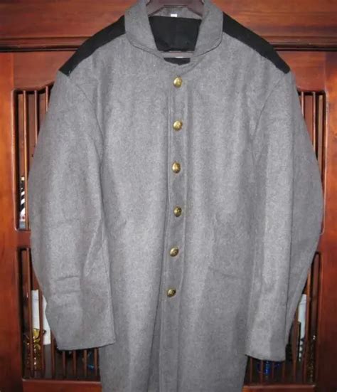 New Gray Civil War Carolina Sutlery Confederate Uniform Wool Coat Fast