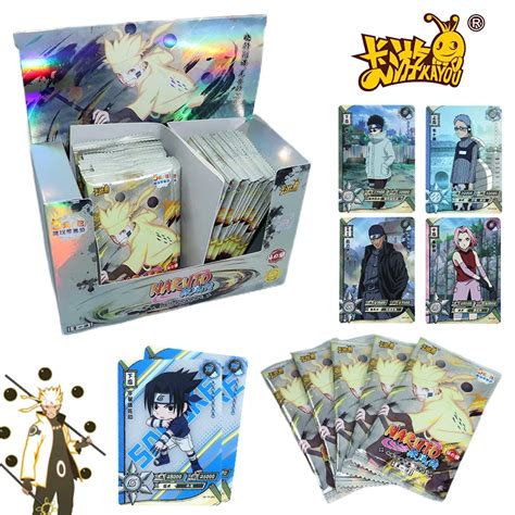 New Original Naruto Cards Box Anime Figures Uzumaki Narutoes