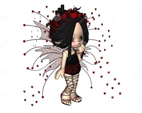 Cute Toon Valentine Fairy 1 Stock Illustration Illustration Of