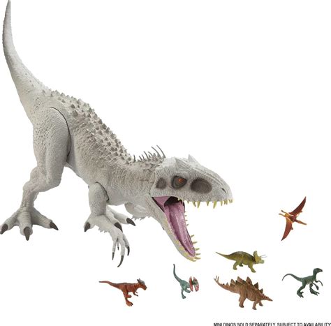 Amazon Com Mattel Jurassic World Camp Cretaceous Super Colossal Indominus Rex Dinosaur Toy