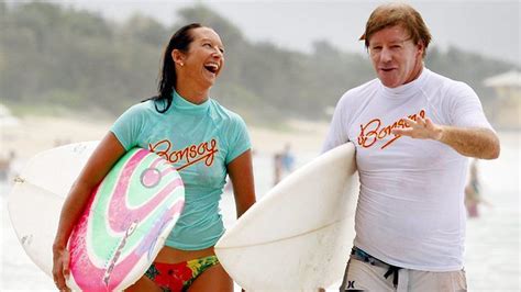 Surfing Legends Layne Beachley And Wayne Rabbit Bartholomew Share