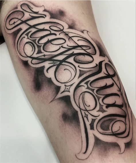 An alternative would be to create a written tattoo just freehand. lettering tattoo - Поиск в Google | Tattoo lettering ...
