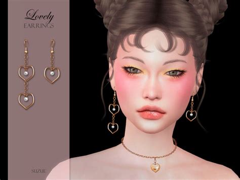 Lovely Earrings By Suzue At Tsr Sims 4 Updates