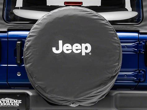 Mopar Jeep Wrangler Jeep Logo Spare Tire Cover Black And White J129630