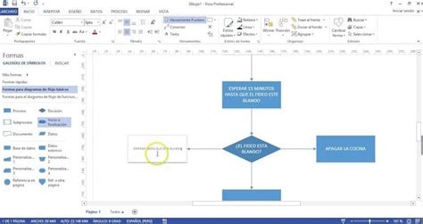 ¿cómo Hacer O Crear Un Diagrama De Flujo Básico En Visio Paso A Paso