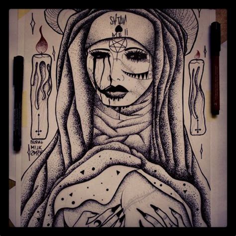 The small bottle illustrated is the most suitable for using at a desk. #draw #drawing #satan #666 #models #drawings #flash # ...