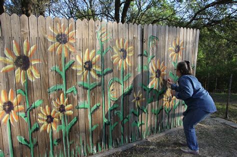 How To Paint A Mural On Fence