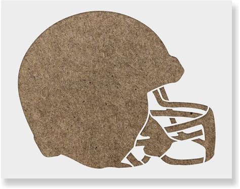 Football Helmet Stencil Template For Walls And Crafts