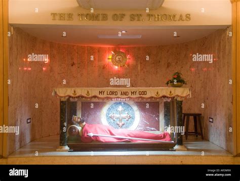 The Tomb of St Thomas an apostle of Jesus Christ at the Basilica of San