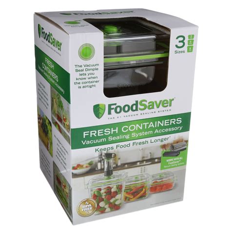 Foodsaver Fresh Containers Set Assorted Sizes Shop Food Storage At H E B
