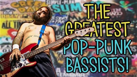 The 20 Greatest Bassists In Pop Punk Youtube
