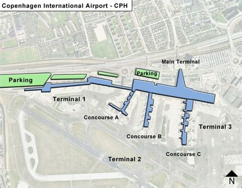 Copenhagen Cph Airport Terminal Map