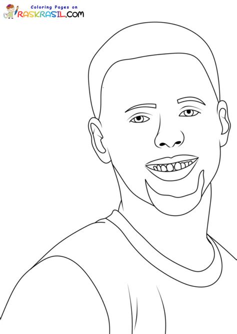 Dibujos De Stephen Curry Para Colorear