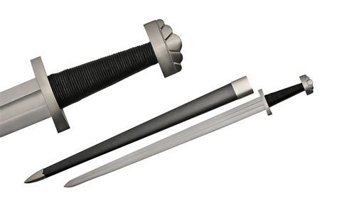 39 Battle Ready Handmade Viking Sword With Scabbard Sheath For Sale
