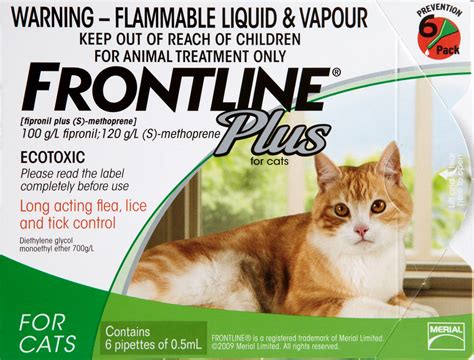 Frontline Plus For Cats 3 Pack Buy Online From Vet Post