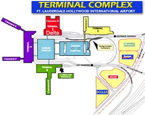 Fll Airport Terminal Map Zip Code Map