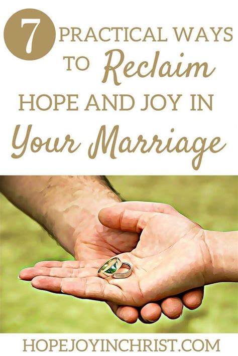 7 practical ways to help you reclaim hope for your marriage like minded musings marriage