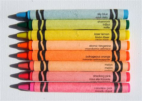 Crayola Neon Crayons Jennys Crayon Collection