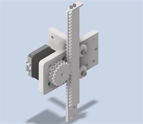 Stl File Nema 17 Linear Actuator Mechanism・model To Download And 3d