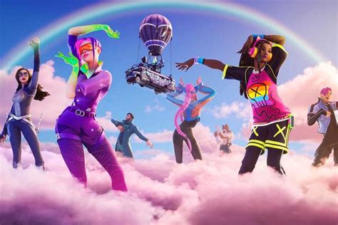 Fortnite Rainbow Royale Dreamer Skin Items And Play Your Way Quests